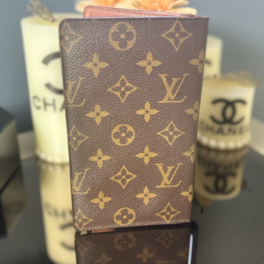 Louis Vuitton Brown Monogram Bi Fold Wallet